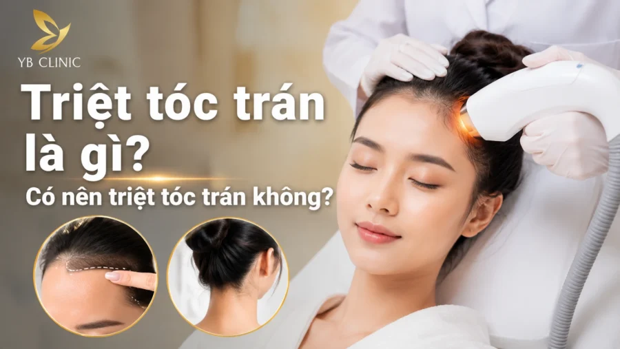 Triệt tóc trán là gì? Có nên triệt tóc trán không?