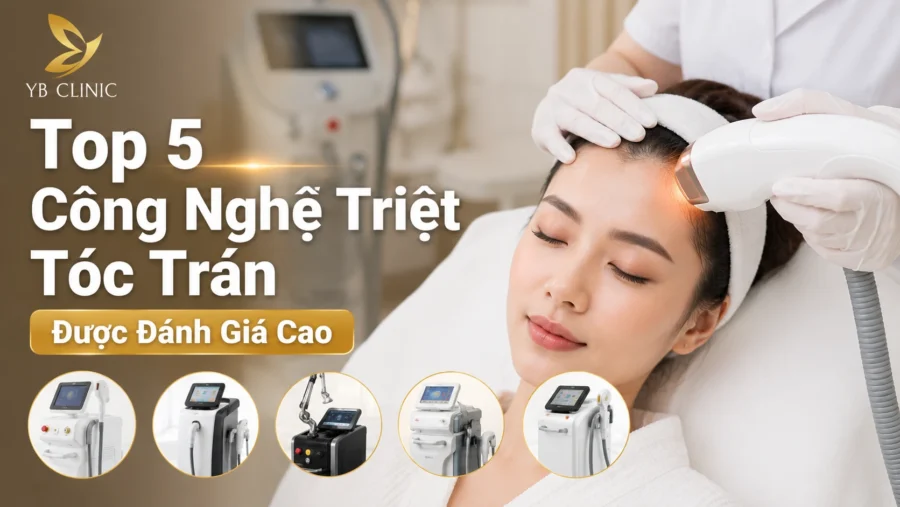 Top 5 Công Nghệ Triệt Tóc Trán Được Đánh Giá Cao