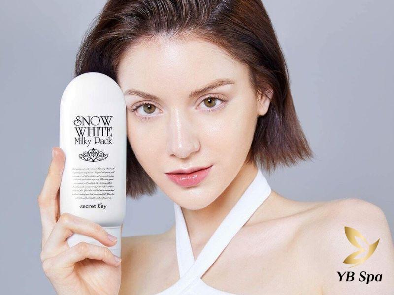 Top 9 kem tắm trắng body tốt nhất hiện nay trên thị trường 30 Kem tắm trắng Secret Key Snow White Milky Pack