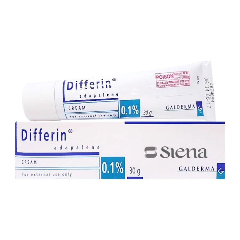 Top 5 kem trị mụn ẩn hiệu quả nhất được bác sĩ khuyên dùng 27 Kem trị mụn Differin Adapalene Cream 0.1%