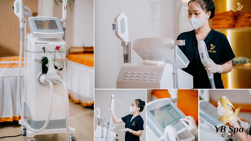 Những Kinh Nghiệm Triệt Lông Nách Tại Spa Cho Người Mới 31 YB Spa cung cấp dịch vụ triệt lông chuyên nghiệp, chu đáo và tận tâm (Nguồn: YB Spa)