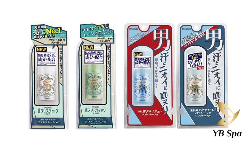 Lăn khử mùi trị hôi nách Soft Stone