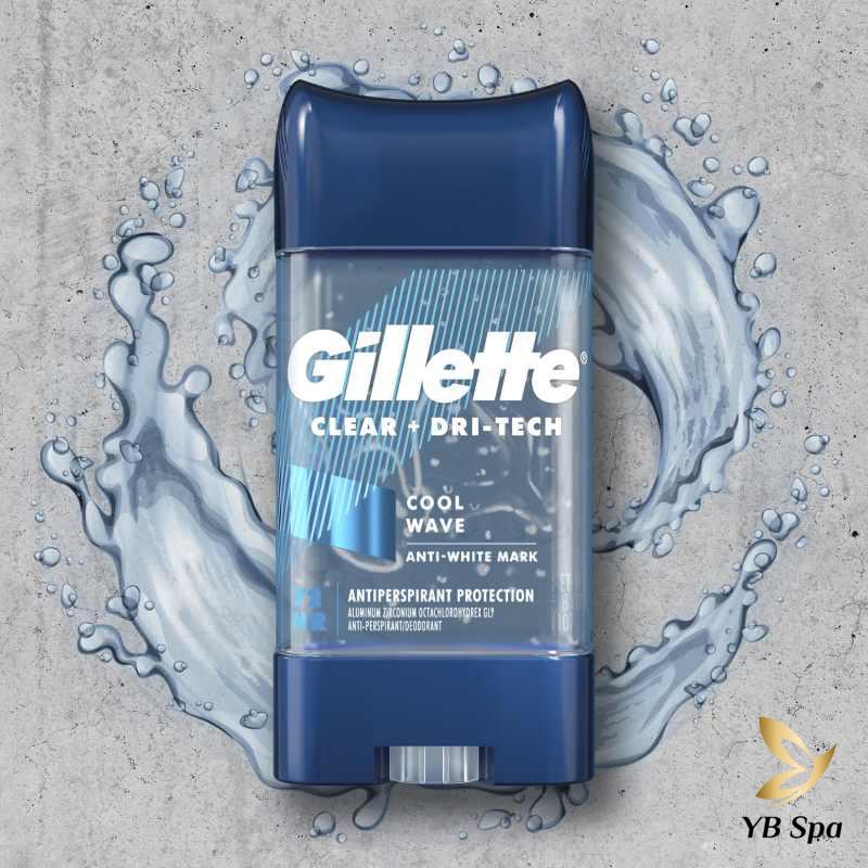Lăn khử mùi dạng Gel Gillette Clear + Dri-Tech
