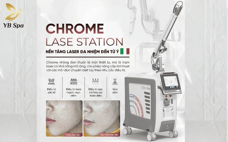 Đây là giải pháp laser đa năng cho phép xử lý hiệu quả từ nám, tàn nhang, xóa xăm cho đến các tổn thương mạch máu chuyên sâu