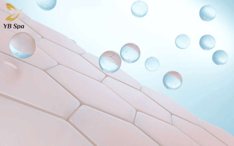 Làm đầy vết lõm hiệu quả nhờ quá trình tổng hợp collagen tự thân diễn ra mạnh mẽ sau khi đưa dưỡng chất vào da