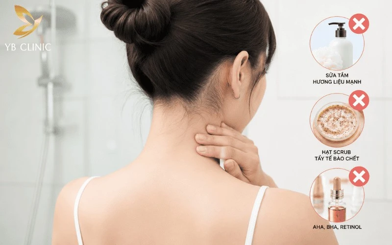 Liệu Trình Triệt Lông Gáy Gồm Bao Nhiêu Buổi Và Giá Bao Nhiêu 14 Chăm sóc da vùng gáy nhẹ nhàng sau triệt giúp giảm kích ứng, ngăn ngừa viêm nang lông và hỗ trợ da phục hồi nhanh hơn.