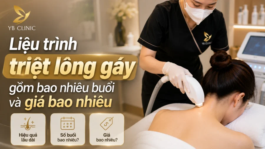 Liệu trình triệt lông gáy gồm bao nhiêu buổi và giá bao nhiêu