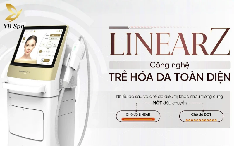 LinearZ là gì? Tìm hiểu công nghệ nâng cơ HIFU thế hệ mới 2026 23 Điểm khác biệt cốt lõi của LinearZ chính là sự tích hợp linh hoạt hai chế độ Dot (điểm) và Linear (đường) ngay trên cùng một đầu tip điều trị