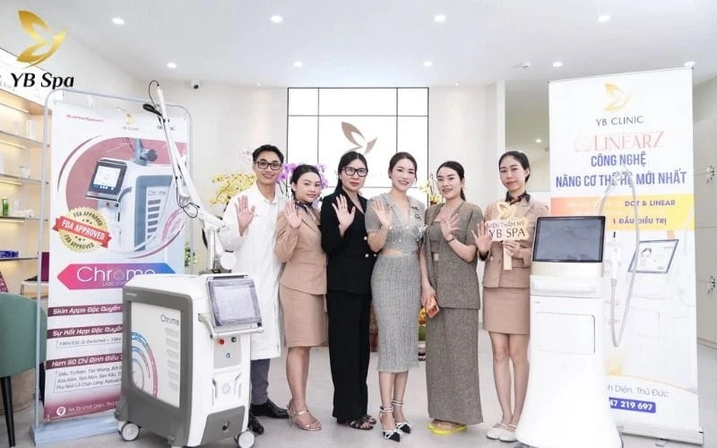 Sự đầu tư đồng bộ về máy móc và đầu tip mới giúp liệu trình LinearZ tại YB Spa luôn đạt độ chính xác và ổn định tuyệt đối