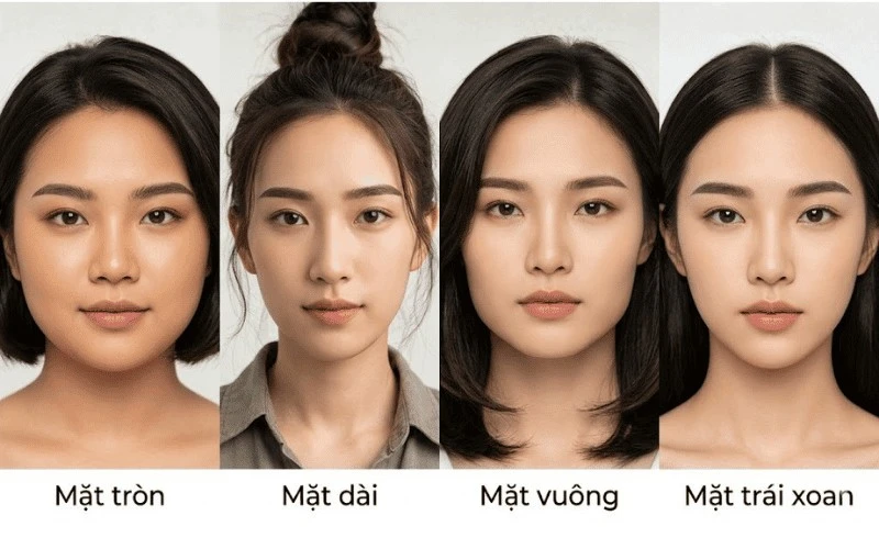 So sánh dáng mày ngang trên các khuôn mặt sẽ giúp bạn dễ nhận diện được có phù hợp với mình không