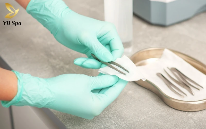 Lông trắng mọc trên mặt là gì? Nguyên nhân và cách xử lý 13 Bước làm sạch dụng cụ là "chìa khóa" giúp bạn xử lý lông trắng an toàn mà không lo ngại nguy cơ viêm nhiễm