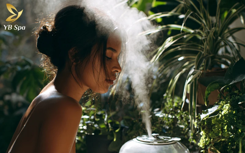 Xông hơi da mặt từ 5-7 phút là bước đệm "vàng" giúp lỗ chân lông giãn nở và hấp thụ dưỡng chất tối ưu