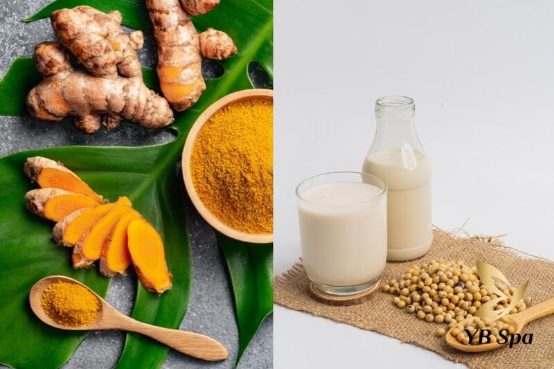 Mẹo Triệt Lông An Toàn Cho Bà Bầu Tự Nhiên Tại Nhà 24 Bột nghệ và đậu nành có khả năng chống oxy hóa, triệt tận gốc nang lông (Nguồn: Internet)