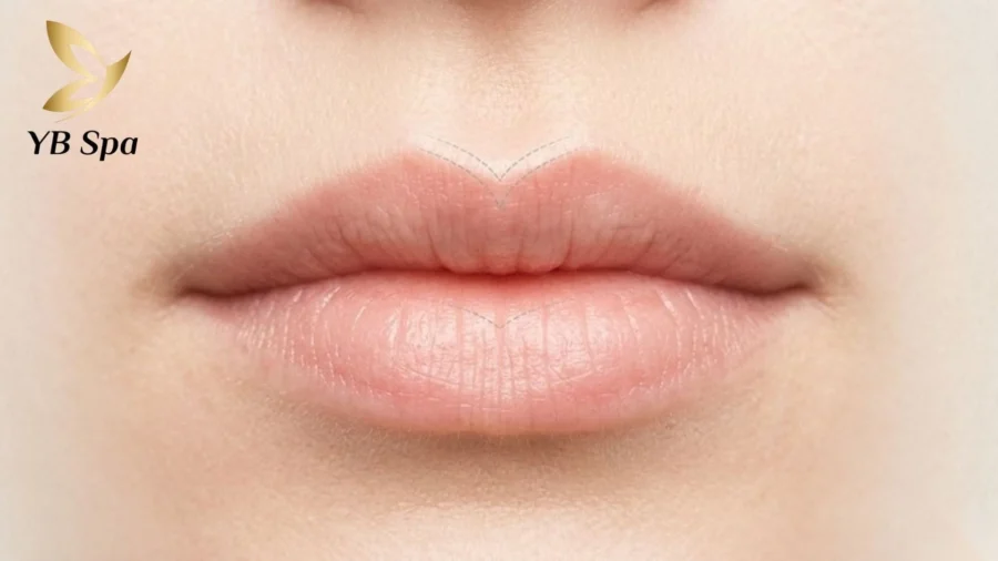 Nhận diện tướng môi nhọn qua bờ môi trên hoặc dưới nhô ra, không đầy đặn, cân đối.