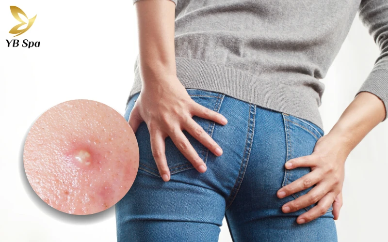 Mụn nhọt ở mông sưng to đau nhức