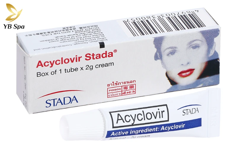 Nổi mụn nước ở môi bôi thuốc gì để nhanh khỏi và không để lại sẹo? 27 Thuốc bôi kháng virus Acyclovir