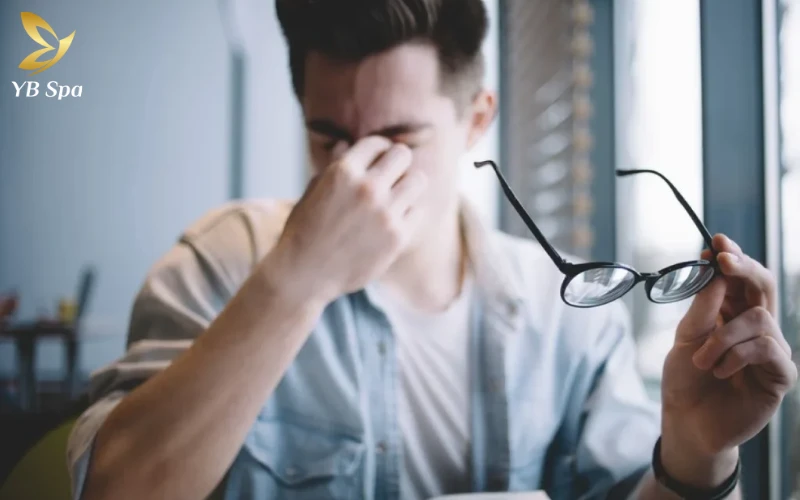 Thói quen chạm tay lên mắt