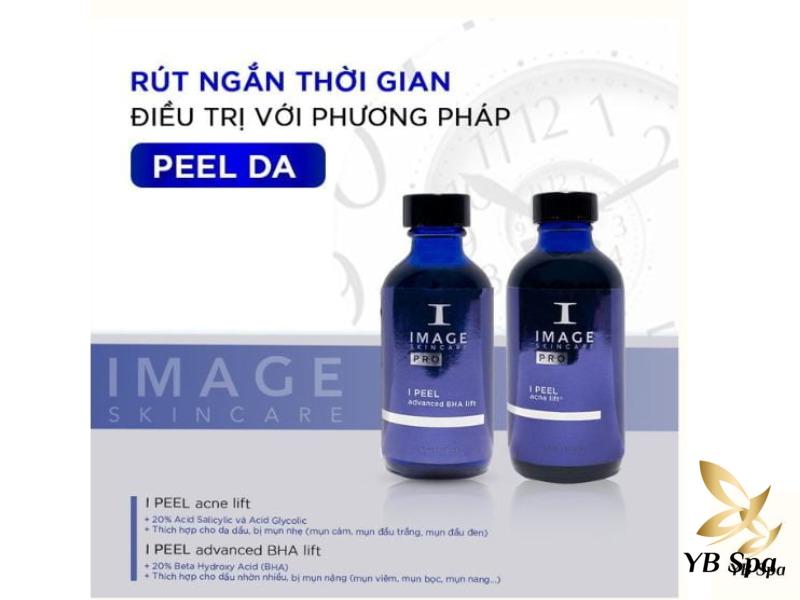 Peel da bị bỏng phải làm sao? Nguyên nhân và cách phục hồi 25 Peel Image là phương pháp peel da sử dụng các sản phẩm peel chính hãng của thương hiệu Image Skincare.