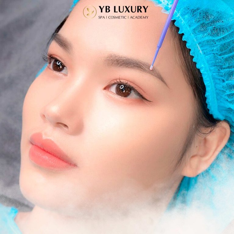 Điêu khắc chân mày châu Âu CHUẨN DÁNG chân mày thật 19 Quy Trinh Dieu Khac Chan May Chau U Dep Chuan 768x768