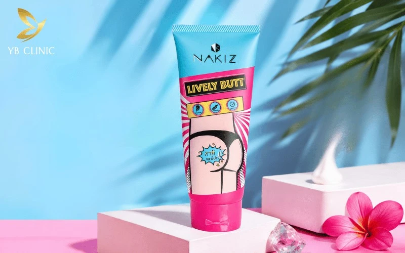 Review 5 Kem Bôi Trị Thâm Mông Hiệu Quả Được Nhiều Người Tin Dùng 8 Kem Nakiz Lively Butt hỗ trợ cải thiện thâm mông, dưỡng ẩm và giúp vùng da mông trông mềm mịn, đều màu hơn khi sử dụng đều đặn kết hợp chăm sóc da đúng cách.