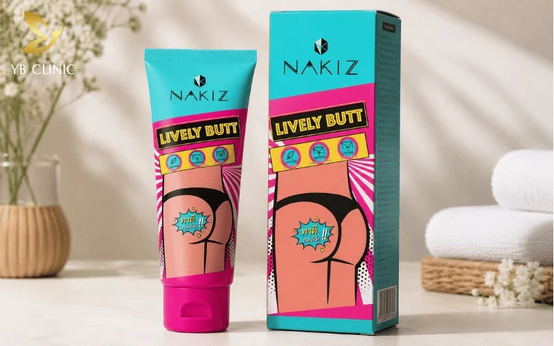 Review 5 Kem Bôi Trị Thâm Nách Được Nhiều Người Tin Dùng 8 Kem trị thâm nách Nakiz Lively Butt với thiết kế nhỏ gọn, hỗ trợ cải thiện vùng da dưới cánh tay xỉn màu và dưỡng da mềm mịn khi sử dụng đều đặn.