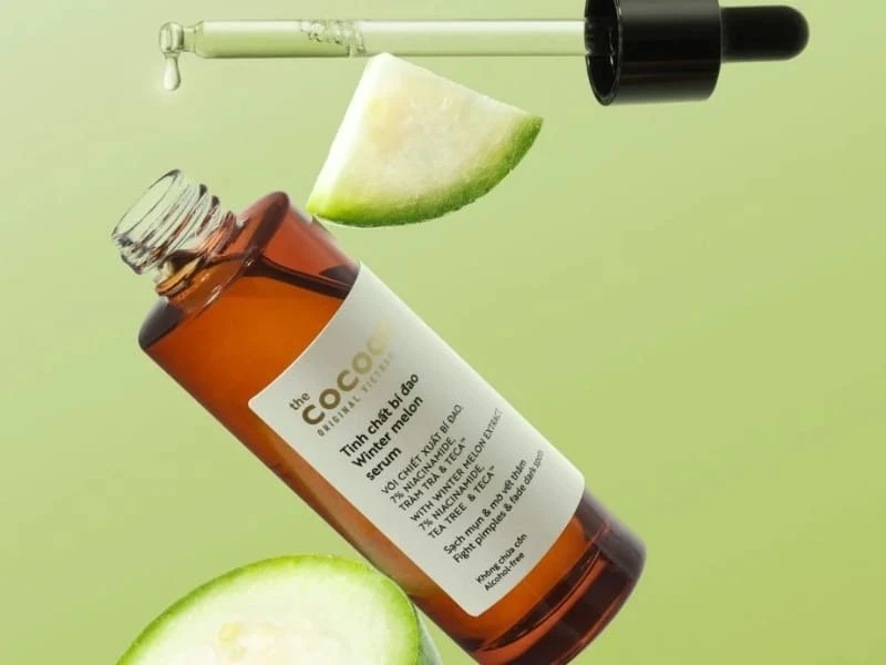 Top 13 serum trị mụn ẩn hiệu quả và an toàn cho mọi làn da 41 Serum bí đao nhà Cocoon