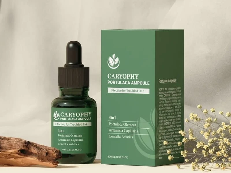 Top 13 serum trị mụn ẩn hiệu quả và an toàn cho mọi làn da 34 Serum Caryophy Portulaca Ampoule