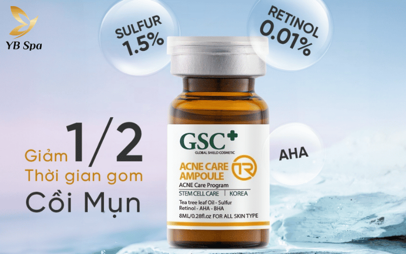 Tế bào gốc GSC hỗ trợ tái tạo da cực tốt, giúp giảm thiểu tối đa nguy cơ hình thành sẹo rỗ sau điều trị