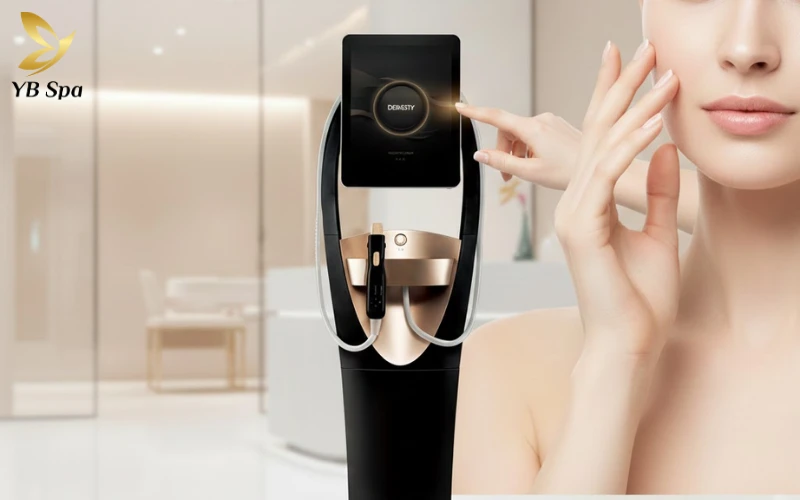 Cơ chế Density tác động sâu, kích thích collagen và elastin.
