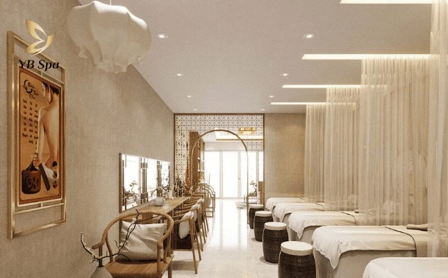 Không gian spa chuyên nghiệp cần đảm bảo sự yên tĩnh, mang lại cảm giác thư thái tuyệt đối.