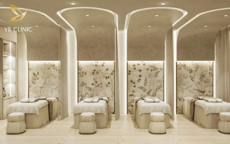 Top 8 Spa Chăm Sóc Da Tại Quận Bình Thạnh Uy Tín, Chất Lượng 2026 13 YB Spa mang đến trải nghiệm thư giãn an toàn nhờ thiết kế không gian tinh tế và môi trường trị liệu được khử trùng nghiêm ngặt