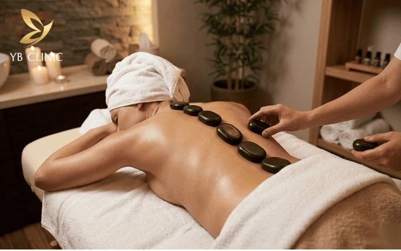 Top 6 Spa Phú Mỹ Hưng Quận 7 Uy Tín Chất Lượng 2026 12 Liệu trình massage đá nóng tại N Spa giúp giải tỏa căng thẳng cho dân văn phòng.