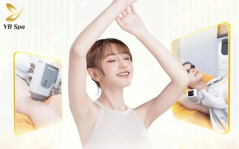 Top 6 Spa Trị Thâm Nách Hiệu Quả Tại Tphcm 10 YB Spa ứng dụng phác đồ đa tầng đột phá như Nano Diamond Light, Laser và Meso giúp điều trị thâm nách toàn diện và tận gốc