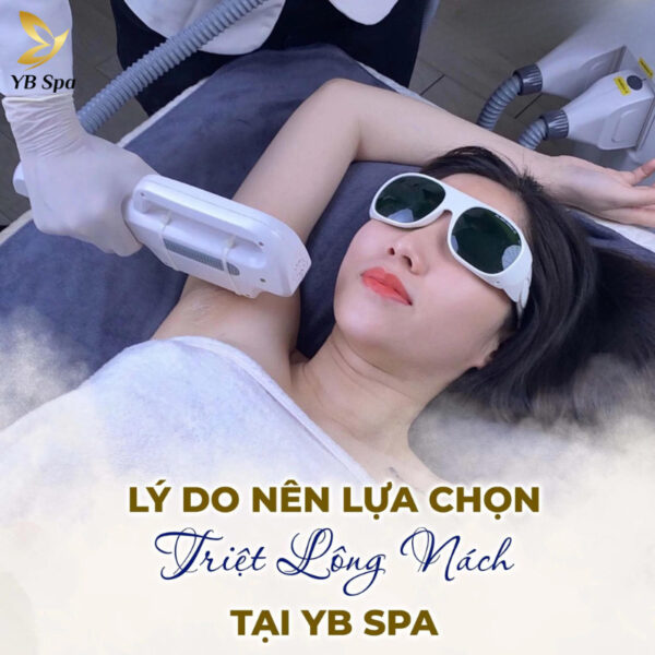 YB Spa là spa triệt lông nách uy tín hàng đầu hiện nay (Nguồn: YB Spa)