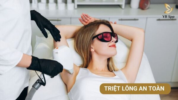 Dịch vụ triệt lông nách bằng công nghệ Lathentic (Nguồn: YB Spa)