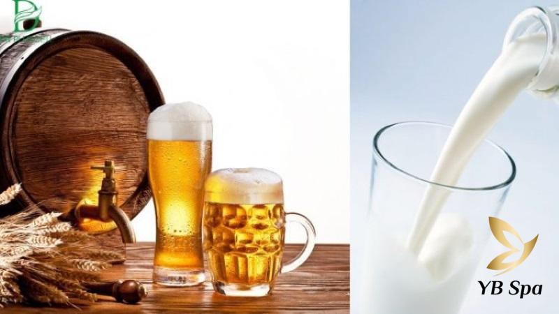 Tắm trắng bằng bia: Gợi ý 15 cách dễ dàng thực hiện tại nhà 25 Bia và sữa tươi