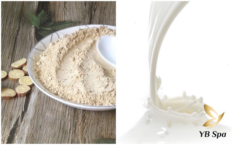 6 công thức tắm trắng bằng bột ngọc trai đơn giản nhất 24 Bột ngọc trai và sữa tươi