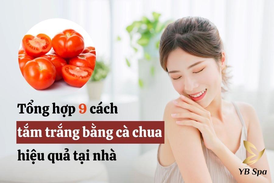 tắm trắng bằng cà chua