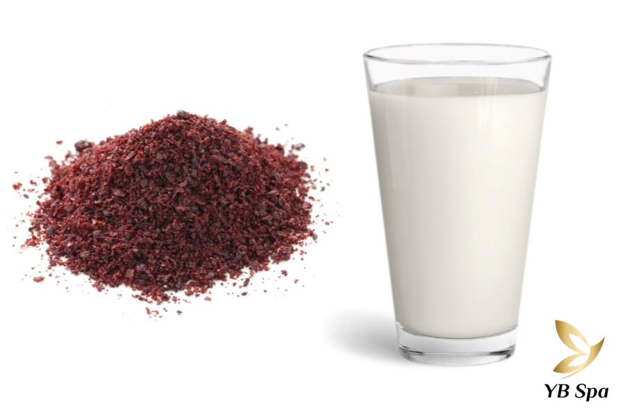 Bật mí 21 cách tắm trắng tại nhà bật tone nhanh cho chị em 26 Bột đậu đỏ và sữa tươi không đường