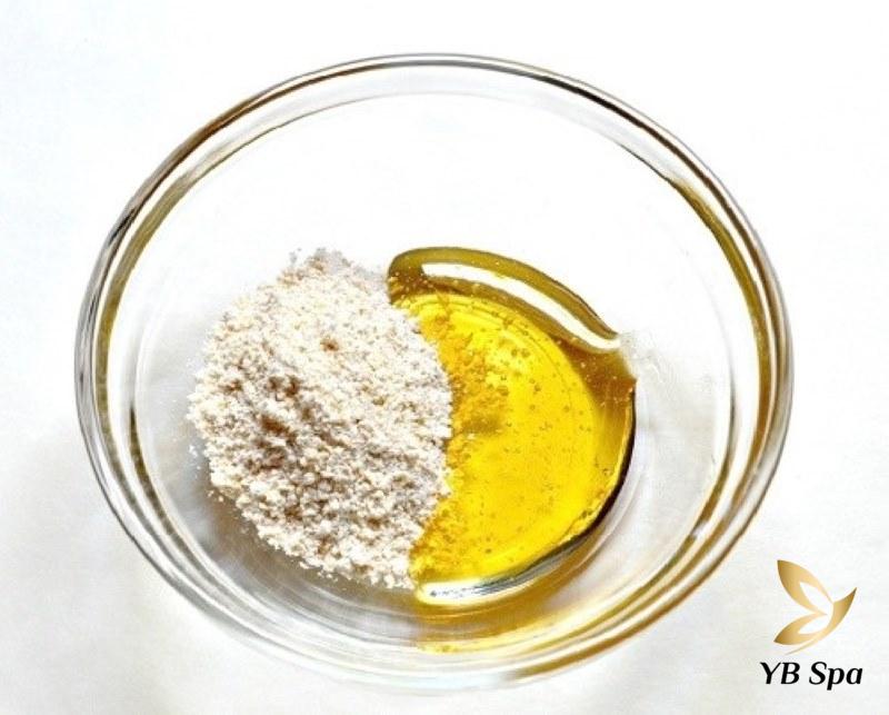 Gợi ý 11 cách tắm trắng từ cám gạo hiệu quả và đơn giản 28 Cám gạo và dầu oliu