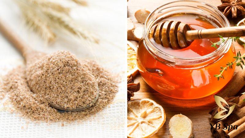 Gợi ý 11 cách tắm trắng từ cám gạo hiệu quả và đơn giản 31 Cám gạo và mật ong