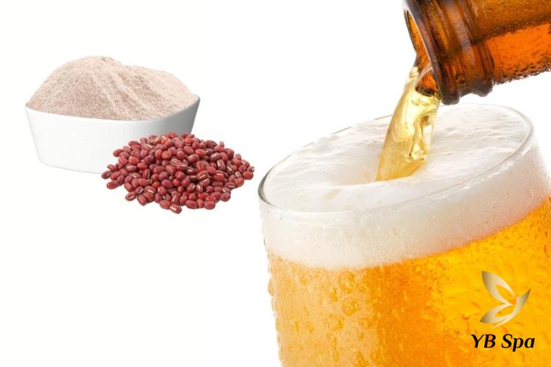 Gợi ý 8 cách tắm trắng với đậu đỏ dễ thực hiện tại nhà 28 Bột đậu đỏ và bia