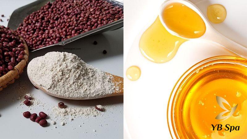 Gợi ý 8 cách tắm trắng với đậu đỏ dễ thực hiện tại nhà 30 Bột đậu đỏ và mật ong