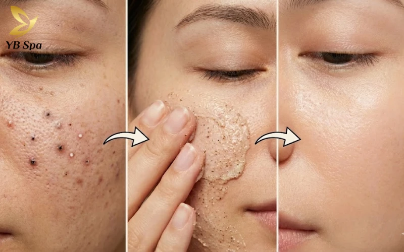 Làm sạch sâu lỗ chân lông, hạn chế bít tắc