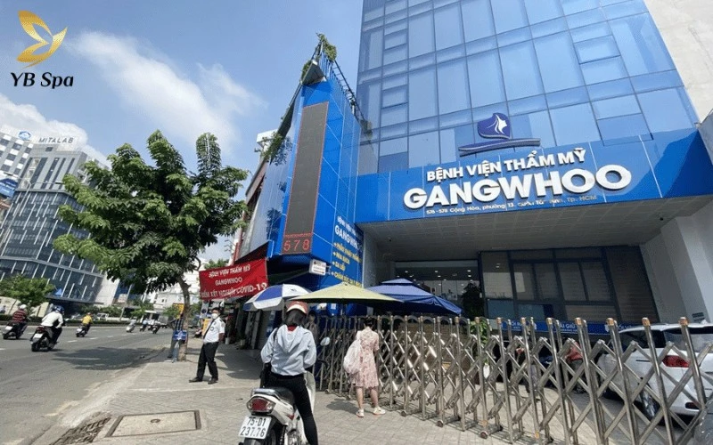 Top 10 Thẩm Mỹ Viện Tphcm Tốt Nhất Và Uy Tín 2026 26 Gangwhoo khẳng định năng lực chuyên môn vượt trội trong việc xử lý các ca biến chứng nặng như co rút sụn mũi hay lệch vách ngăn từ nơi khác.