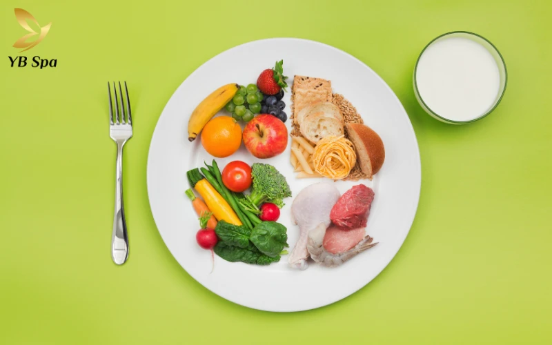 Ăn uống cân bằng theo tỷ lệ