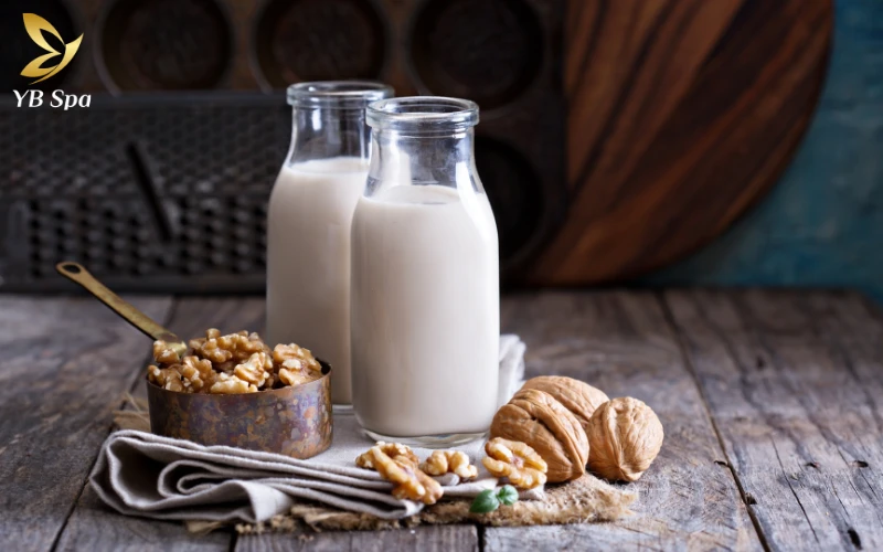 thực đơn cho người bị mụn nội tiết - sữa hạt