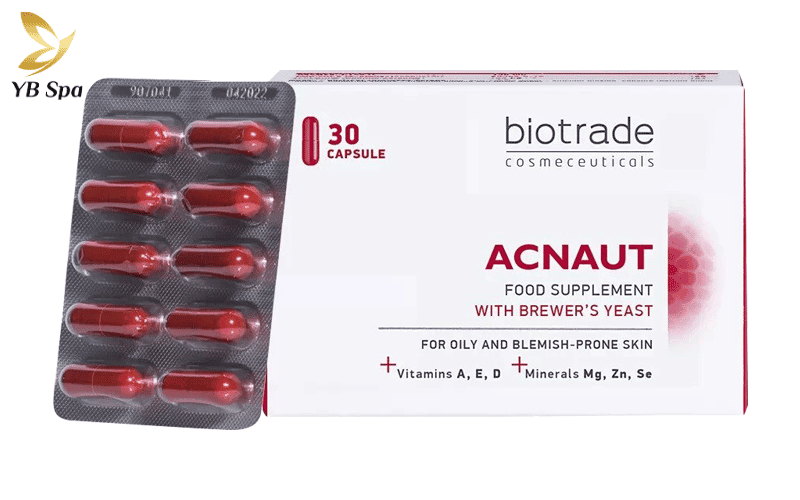 Sự góp mặt của Vitamin A và E trong Biotrade Acnaut giúp tăng cường hệ miễn dịch tự nhiên và thúc đẩy quá trình tự phục hồi của da