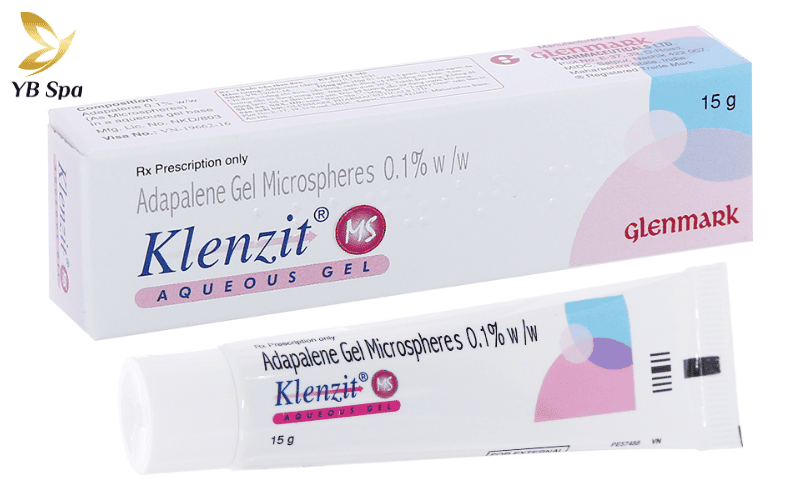 Klenzit MS là "thuốc trị mụn quốc dân" chứa Adapalene 0.1% giúp gom cồi mụn ẩn và giảm sưng viêm nhẹ hiệu quả