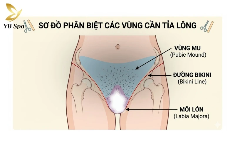 Cách tỉa lông vùng kín nữ bằng kéo an toàn, tránh ngứa 14 Nắm rõ đặc điểm của vùng mu, bikini line và môi lớn giúp bạn lựa chọn kỹ thuật tỉa phù hợp và an toàn nhất